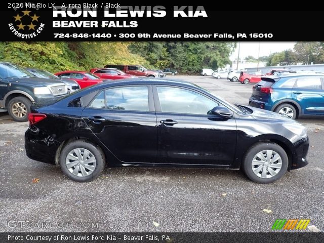 2020 Kia Rio LX in Aurora Black