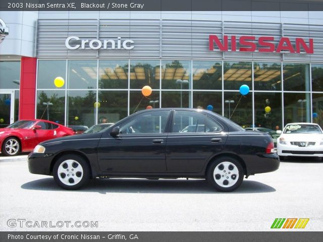 2003 Nissan Sentra XE in Blackout