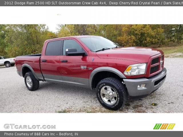 2012 Dodge Ram 2500 HD SLT Outdoorsman Crew Cab 4x4 in Deep Cherry Red Crystal Pearl