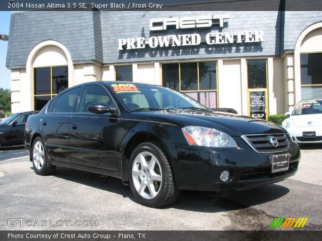 2004 Nissan Altima 3.5 SE in Super Black
