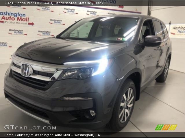 2021 Honda Pilot EX-L AWD in Modern Steel Metallic