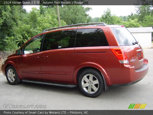 2004 Nissan Quest 3.5 SE in Autumn Red Metallic