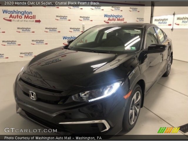 2020 Honda Civic LX Sedan in Crystal Black Pearl