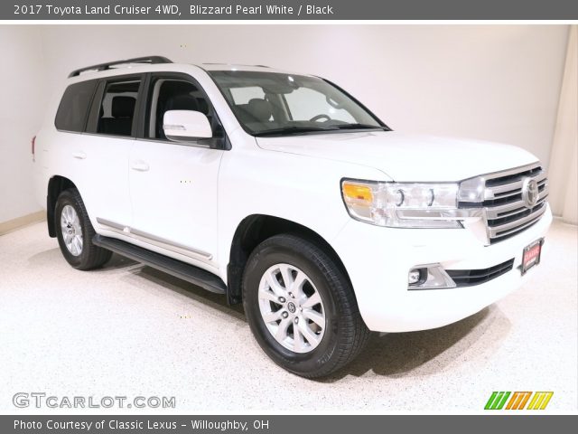 2017 Toyota Land Cruiser 4WD in Blizzard Pearl White
