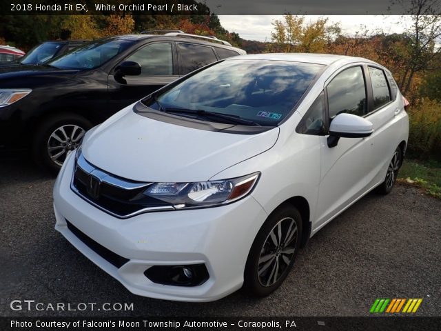 2018 Honda Fit EX in White Orchid Pearl