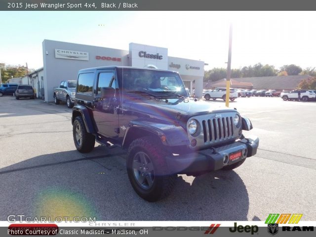 2015 Jeep Wrangler Sport 4x4 in Black