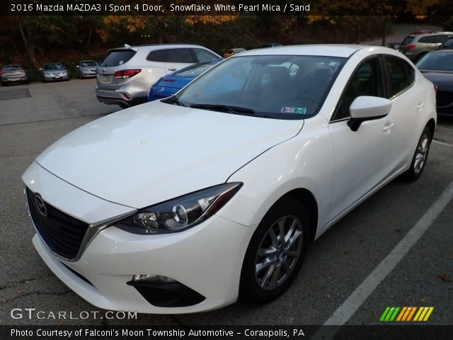 2016 Mazda MAZDA3 i Sport 4 Door in Snowflake White Pearl Mica