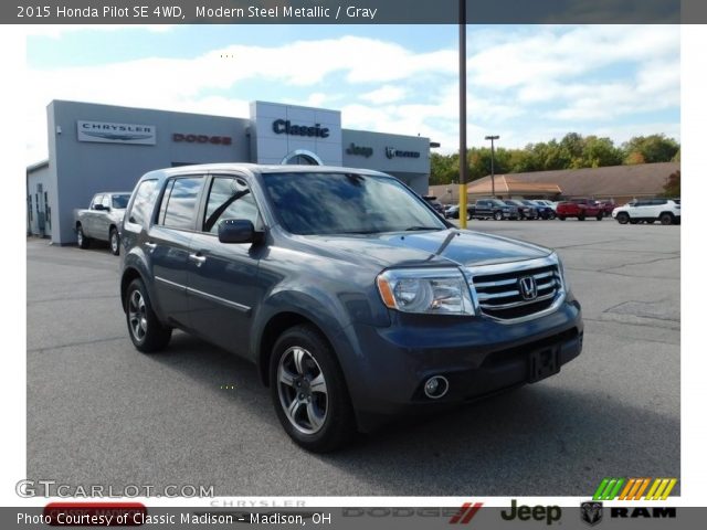 2015 Honda Pilot SE 4WD in Modern Steel Metallic