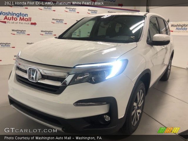 2021 Honda Pilot EX-L AWD in Platinum White Pearl