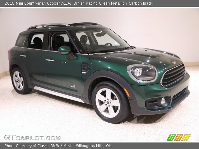 2018 Mini Countryman Cooper ALL4 in British Racing Green Metallic