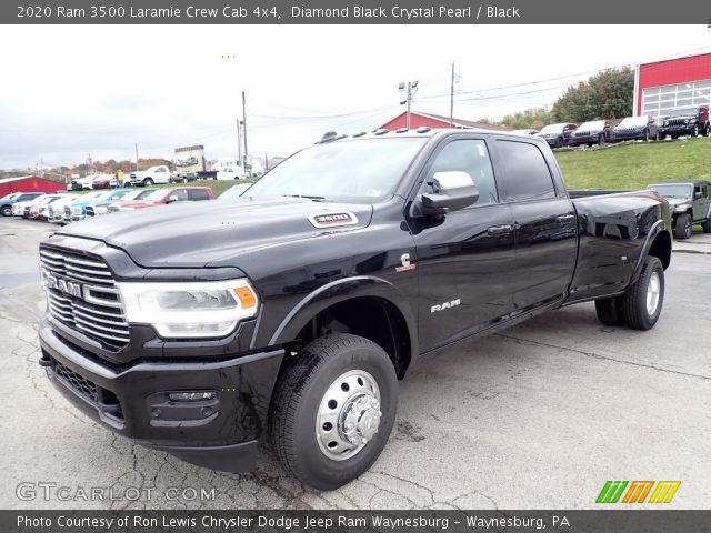 2020 Ram 3500 Laramie Crew Cab 4x4 in Diamond Black Crystal Pearl