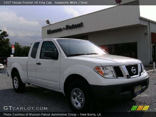 2007 Nissan Frontier XE King Cab in Avalanche White