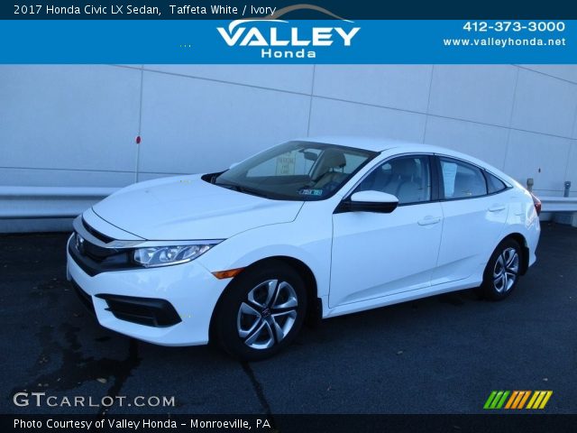 2017 Honda Civic LX Sedan in Taffeta White