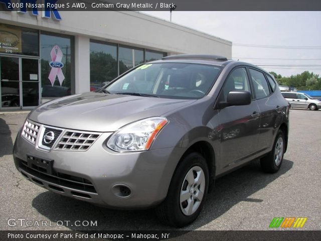 2008 Nissan Rogue S AWD in Gotham Gray Metallic