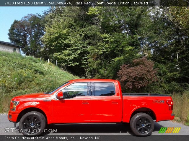 2020 Ford F150 Lariat SuperCrew 4x4 in Race Red