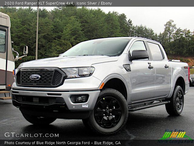 2020 Ford Ranger XLT SuperCrew 4x4 in Iconic Silver