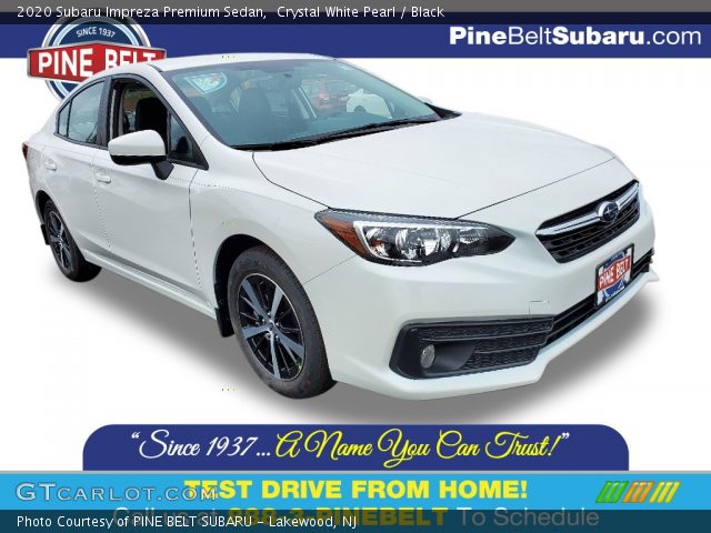 2020 Subaru Impreza Premium Sedan in Crystal White Pearl