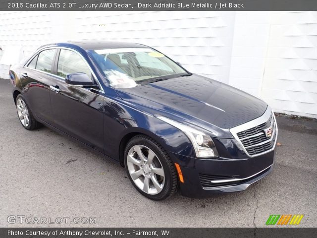 2016 Cadillac ATS 2.0T Luxury AWD Sedan in Dark Adriatic Blue Metallic