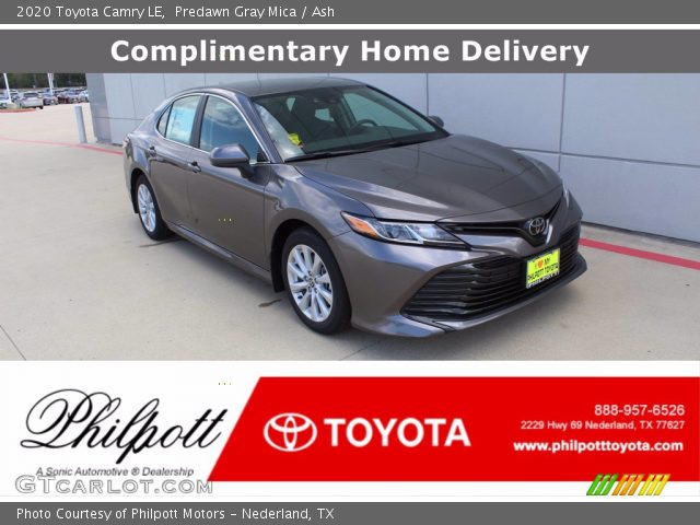 2020 Toyota Camry LE in Predawn Gray Mica