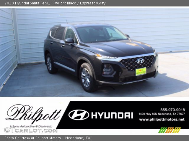 2020 Hyundai Santa Fe SE in Twilight Black