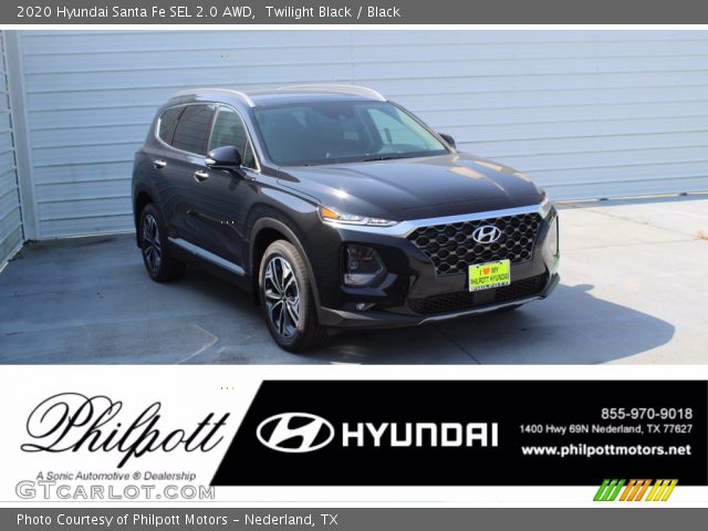 2020 Hyundai Santa Fe SEL 2.0 AWD in Twilight Black
