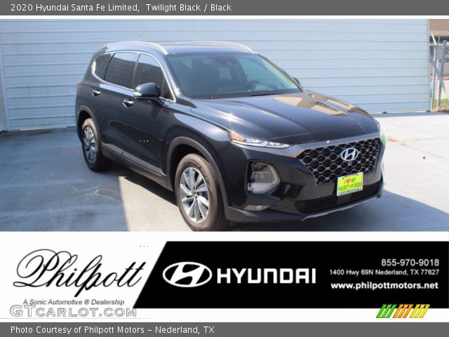 2020 Hyundai Santa Fe Limited in Twilight Black