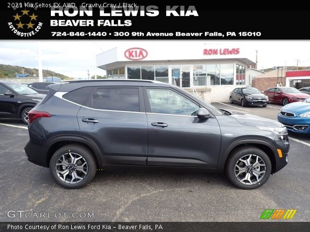 2021 Kia Seltos EX AWD in Gravity Gray