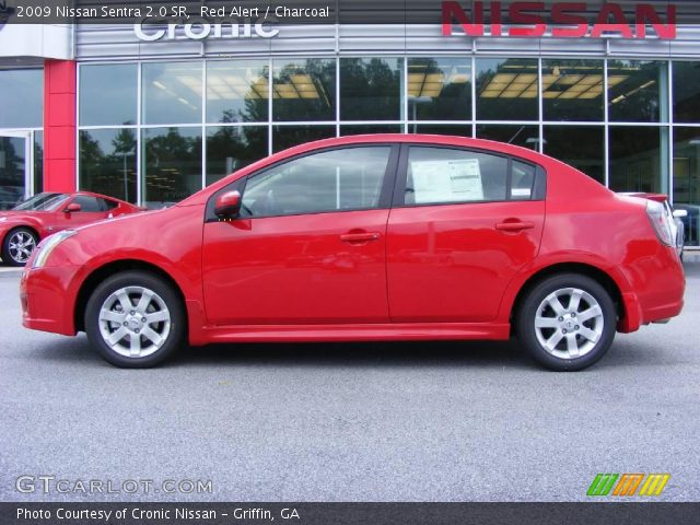 2009 Nissan Sentra 2.0 SR in Red Alert