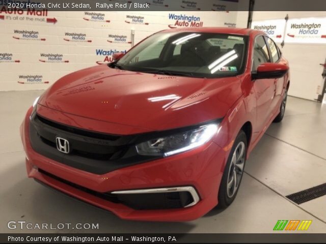 2020 Honda Civic LX Sedan in Rallye Red