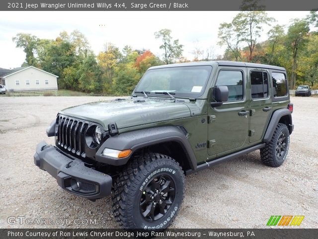 2021 Jeep Wrangler Unlimited Willys 4x4 in Sarge Green