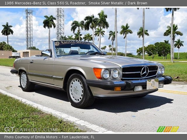 1986 Mercedes-Benz SL Class 560 SL Roadster in Smoke Silver Metallic