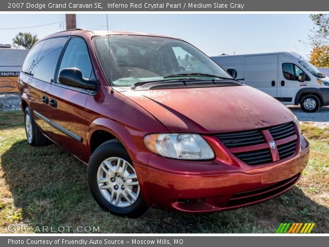 2007 Dodge Grand Caravan SE in Inferno Red Crystal Pearl