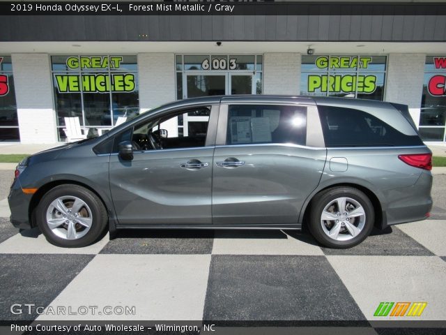 2019 Honda Odyssey EX-L in Forest Mist Metallic