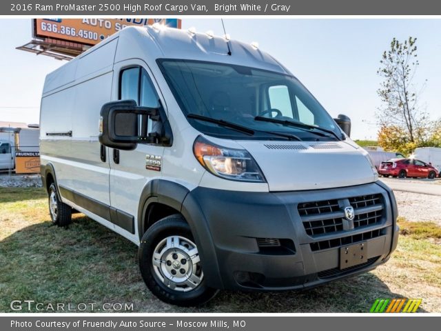 2016 Ram ProMaster 2500 High Roof Cargo Van in Bright White