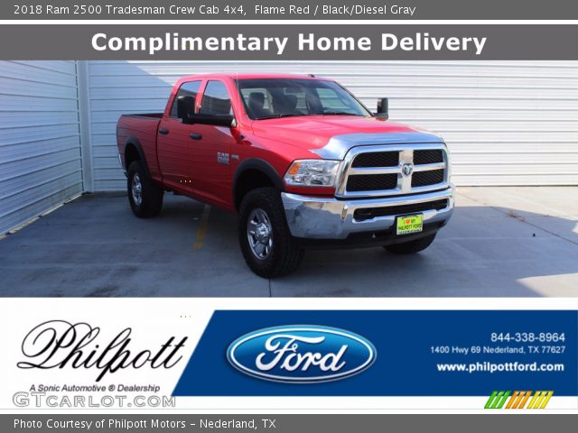 2018 Ram 2500 Tradesman Crew Cab 4x4 in Flame Red