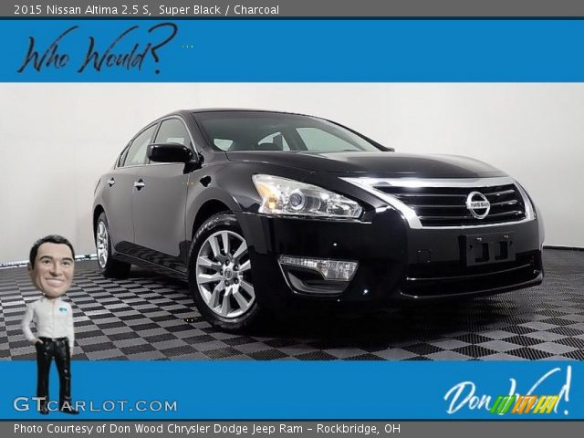 2015 Nissan Altima 2.5 S in Super Black