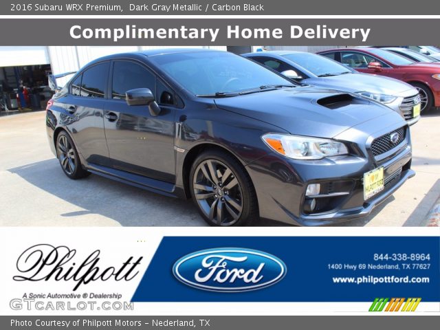 2016 Subaru WRX Premium in Dark Gray Metallic