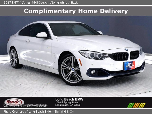 2017 BMW 4 Series 440i Coupe in Alpine White