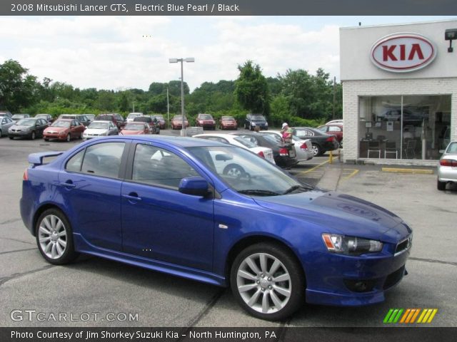 2008 Mitsubishi Lancer GTS in Electric Blue Pearl