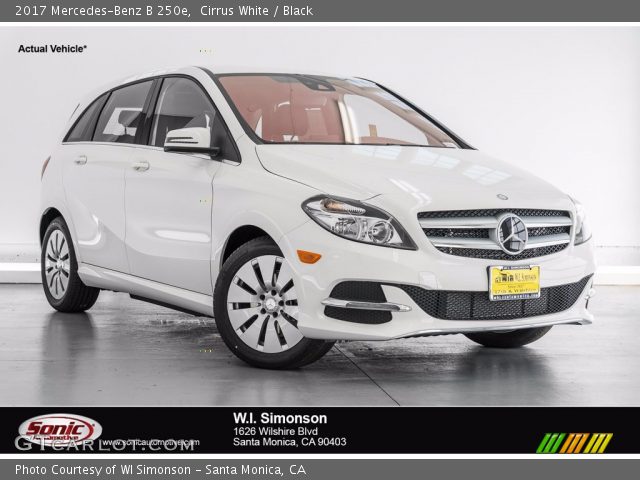 2017 Mercedes-Benz B 250e in Cirrus White