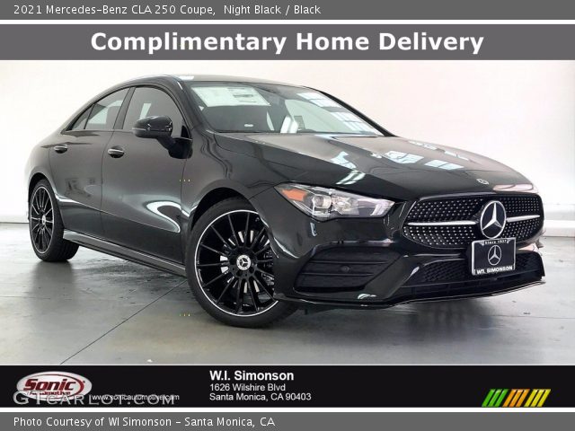 2021 Mercedes-Benz CLA 250 Coupe in Night Black