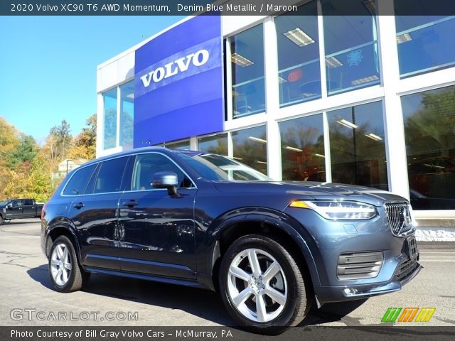 2020 Volvo XC90 T6 AWD Momentum in Denim Blue Metallic