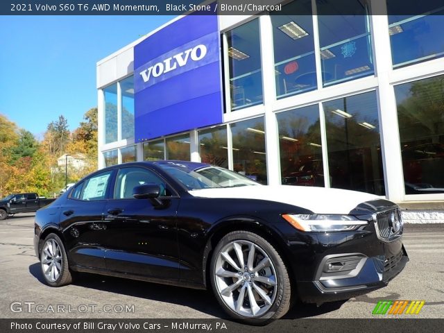 2021 Volvo S60 T6 AWD Momentum in Black Stone