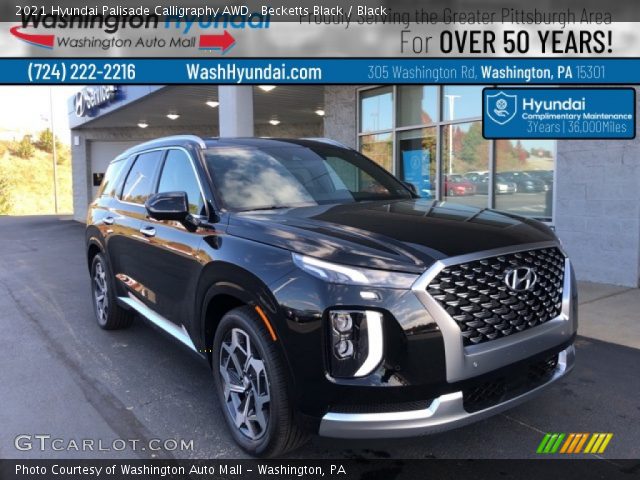 2021 Hyundai Palisade Calligraphy AWD in Becketts Black