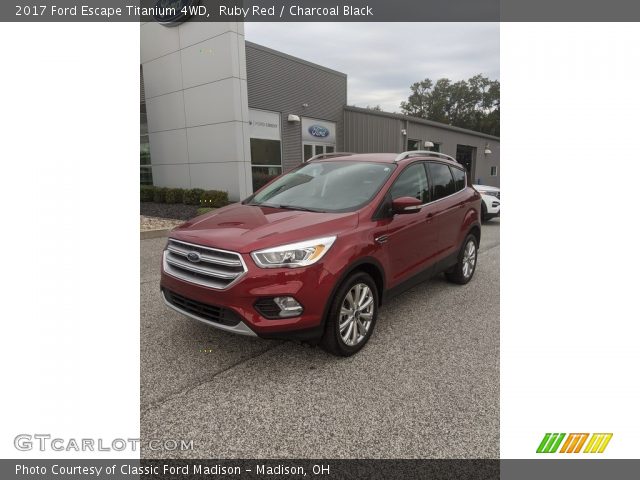 2017 Ford Escape Titanium 4WD in Ruby Red