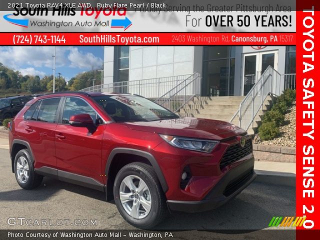 2021 Toyota RAV4 XLE AWD in Ruby Flare Pearl