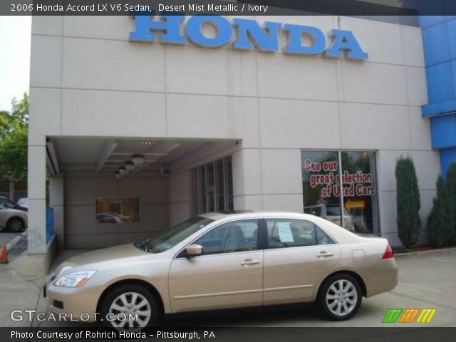 2006 Honda Accord LX V6 Sedan in Desert Mist Metallic