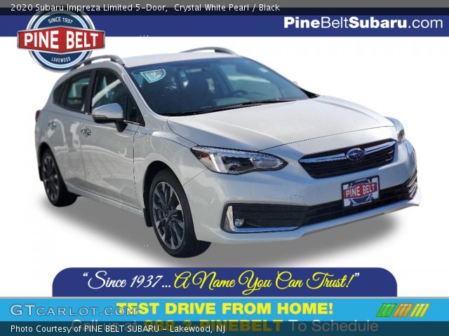 2020 Subaru Impreza Limited 5-Door in Crystal White Pearl