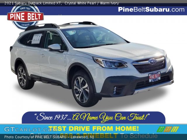 2021 Subaru Outback Limited XT in Crystal White Pearl