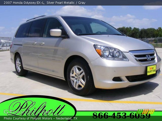 2007 Honda Odyssey EX-L in Silver Pearl Metallic